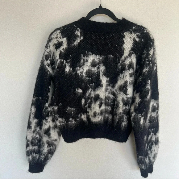 NWOT RODEBJER Ray Knitted Crew Neck Sweater Pullover Black White Designer XS - Picture 10 of 12